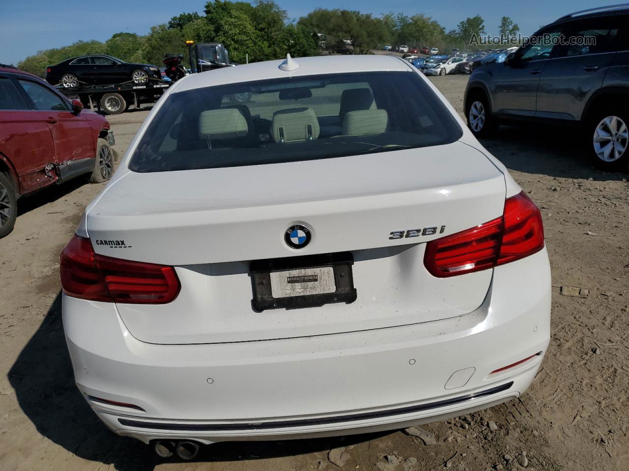 2016 Bmw 328 I Sulev White vin: WBA8E9G58GNU28449