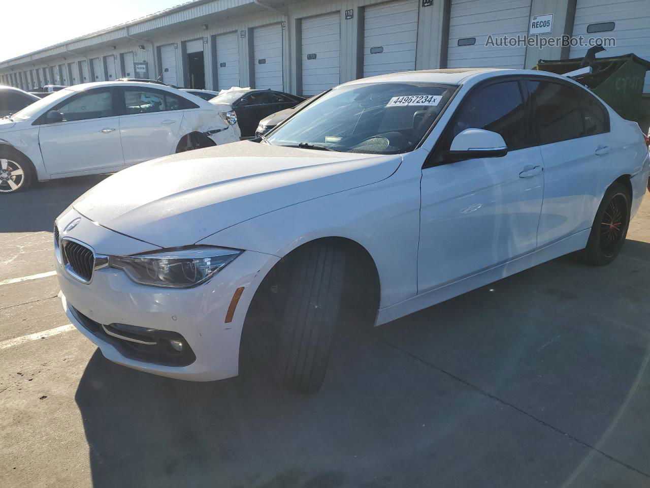 2016 Bmw 328 I Sulev White vin: WBA8E9G58GNU30069