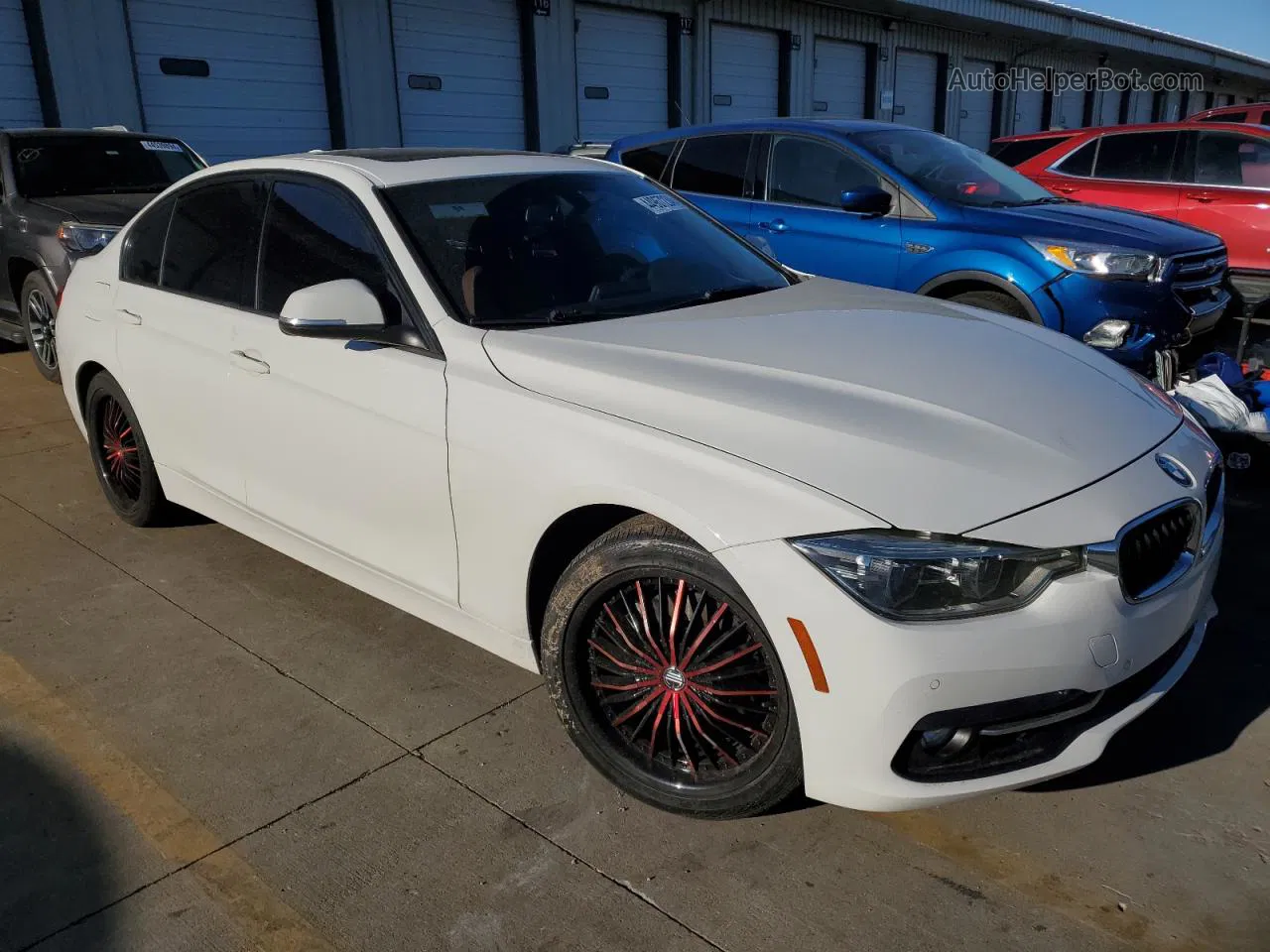 2016 Bmw 328 I Sulev White vin: WBA8E9G58GNU30069