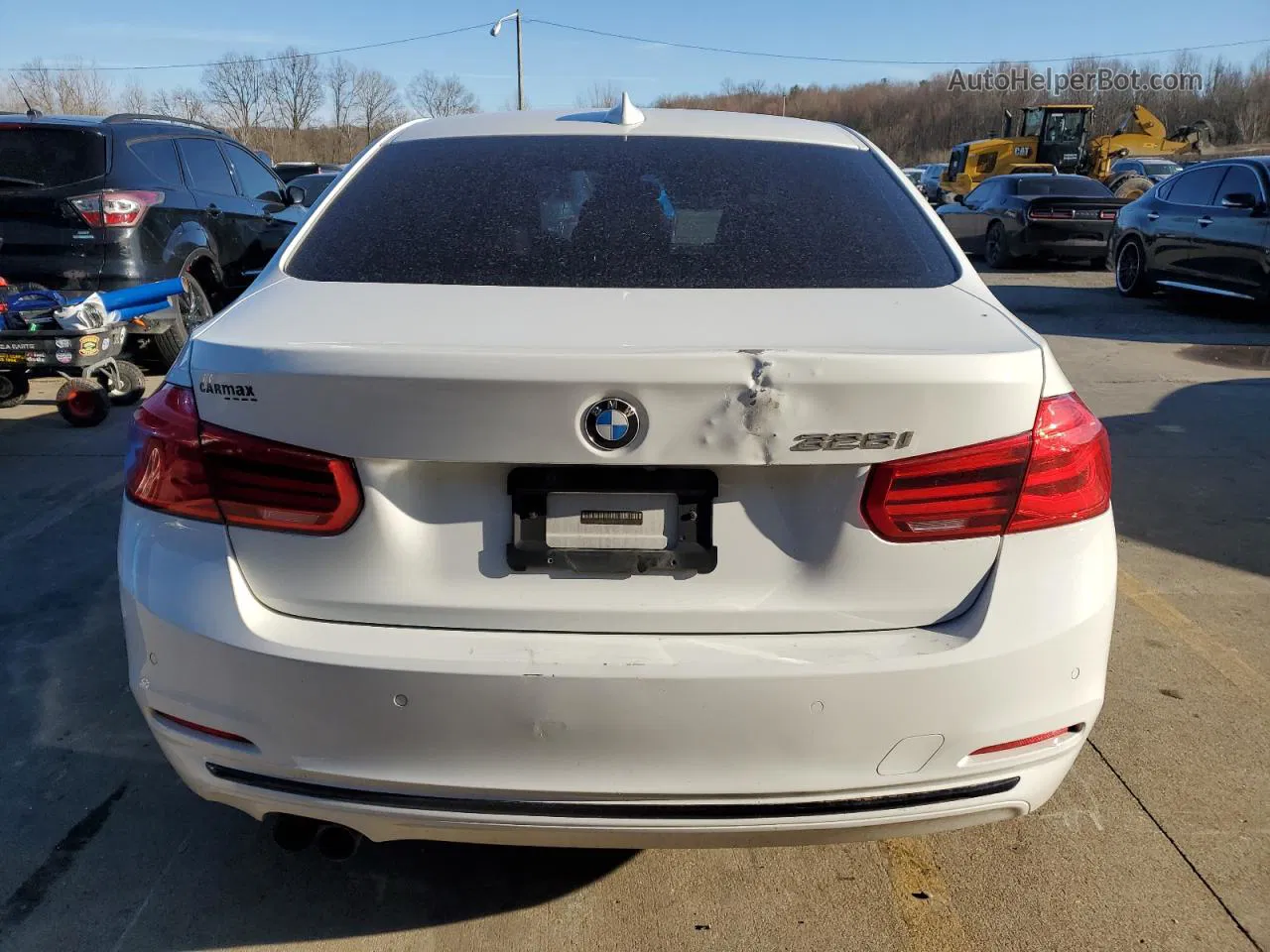 2016 Bmw 328 I Sulev White vin: WBA8E9G58GNU30069