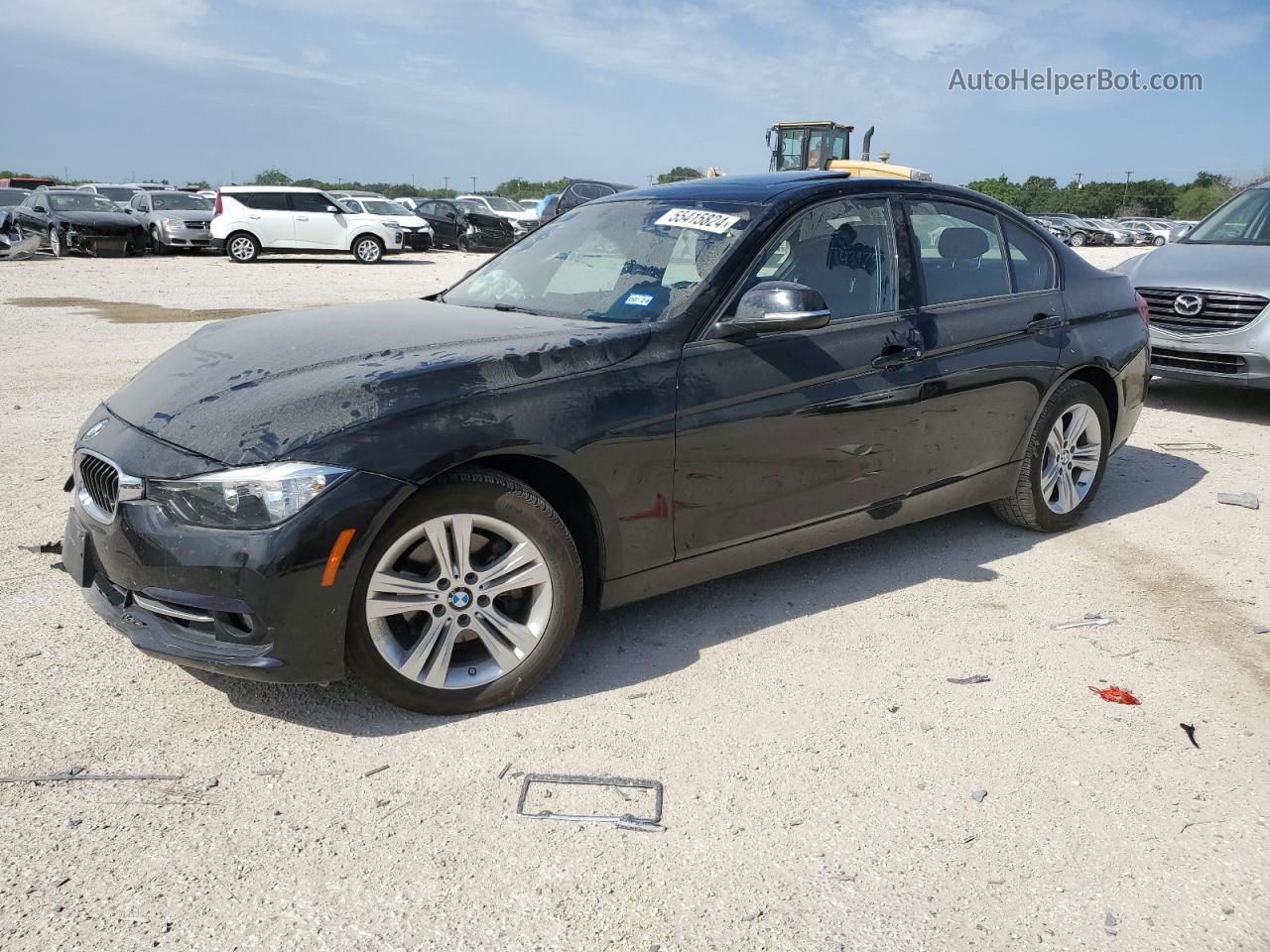 2016 Bmw 328 I Sulev Black vin: WBA8E9G59GNT43975