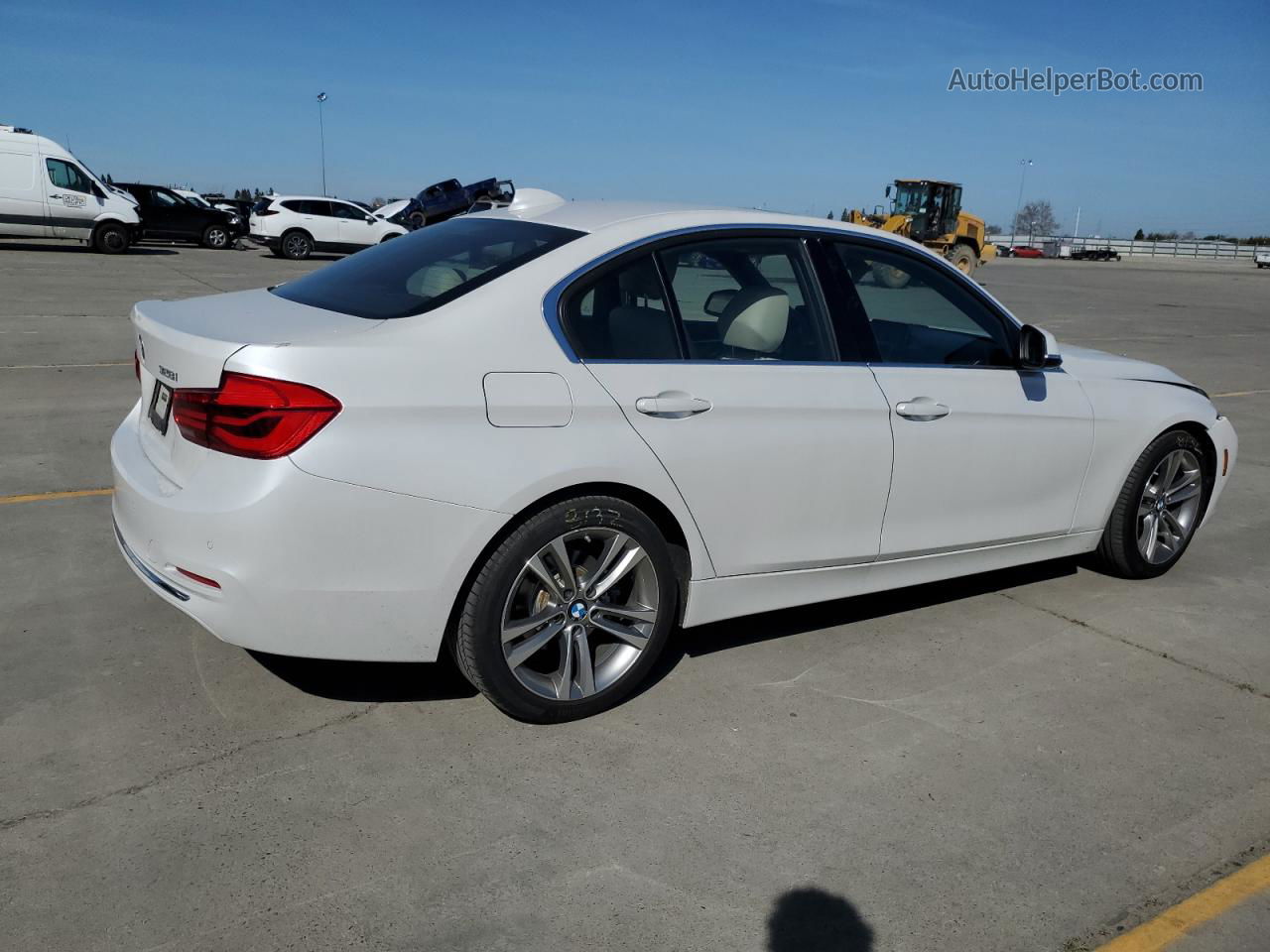 2016 Bmw 328 I Sulev White vin: WBA8E9G59GNT84073