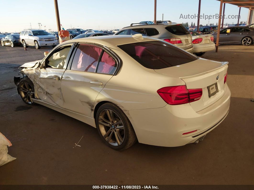 2016 Bmw 328i White vin: WBA8E9G59GNT84980