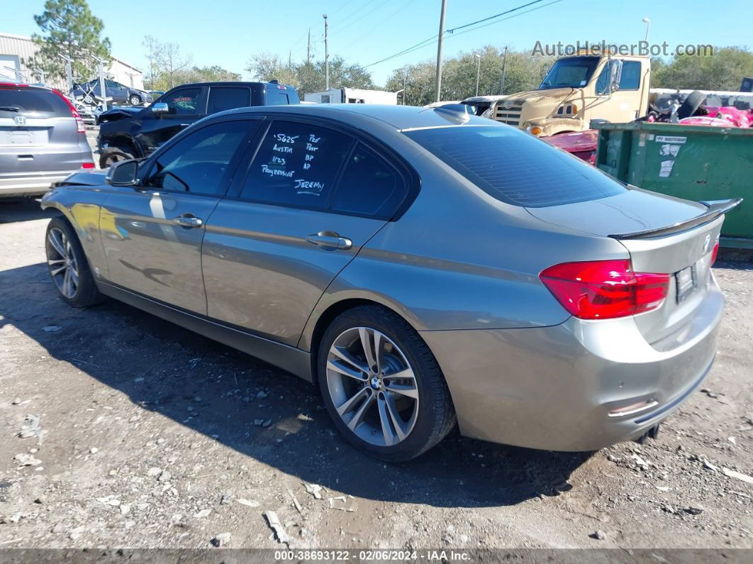 2016 Bmw 328i   Gray vin: WBA8E9G59GNT87460