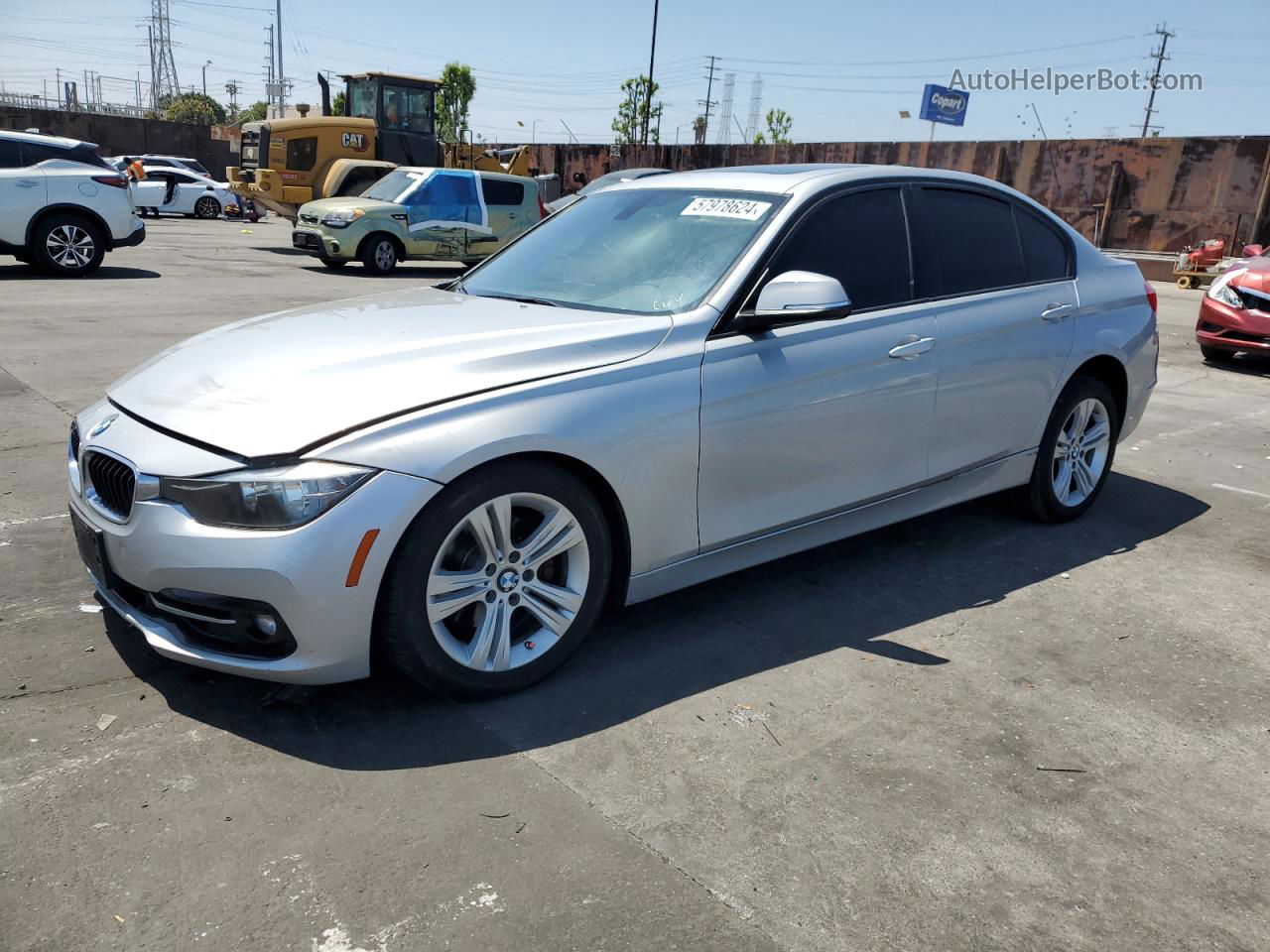 2016 Bmw 328 I Sulev Silver vin: WBA8E9G59GNT87975