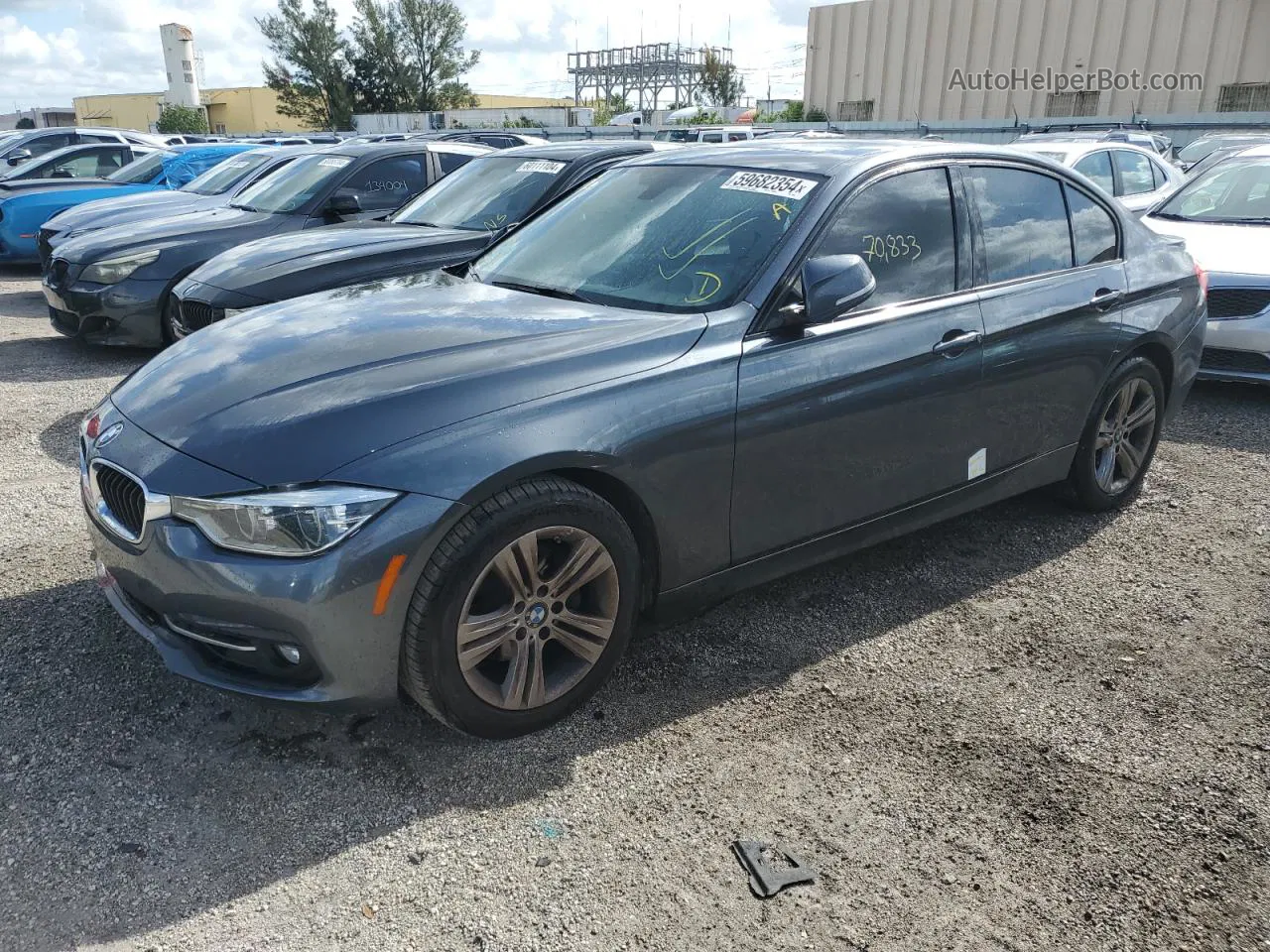 2016 Bmw 328 I Sulev Charcoal vin: WBA8E9G59GNT88320