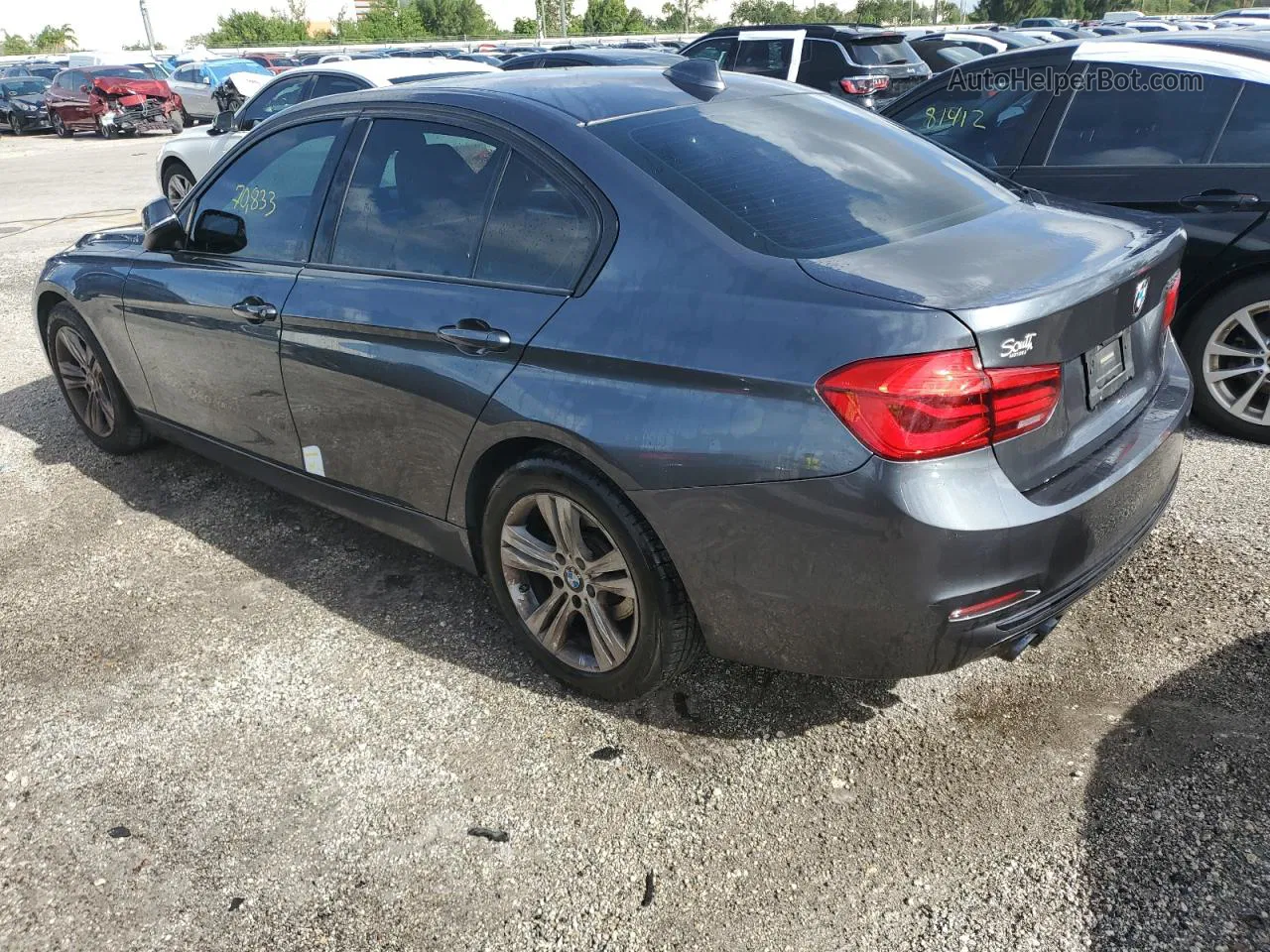 2016 Bmw 328 I Sulev Charcoal vin: WBA8E9G59GNT88320