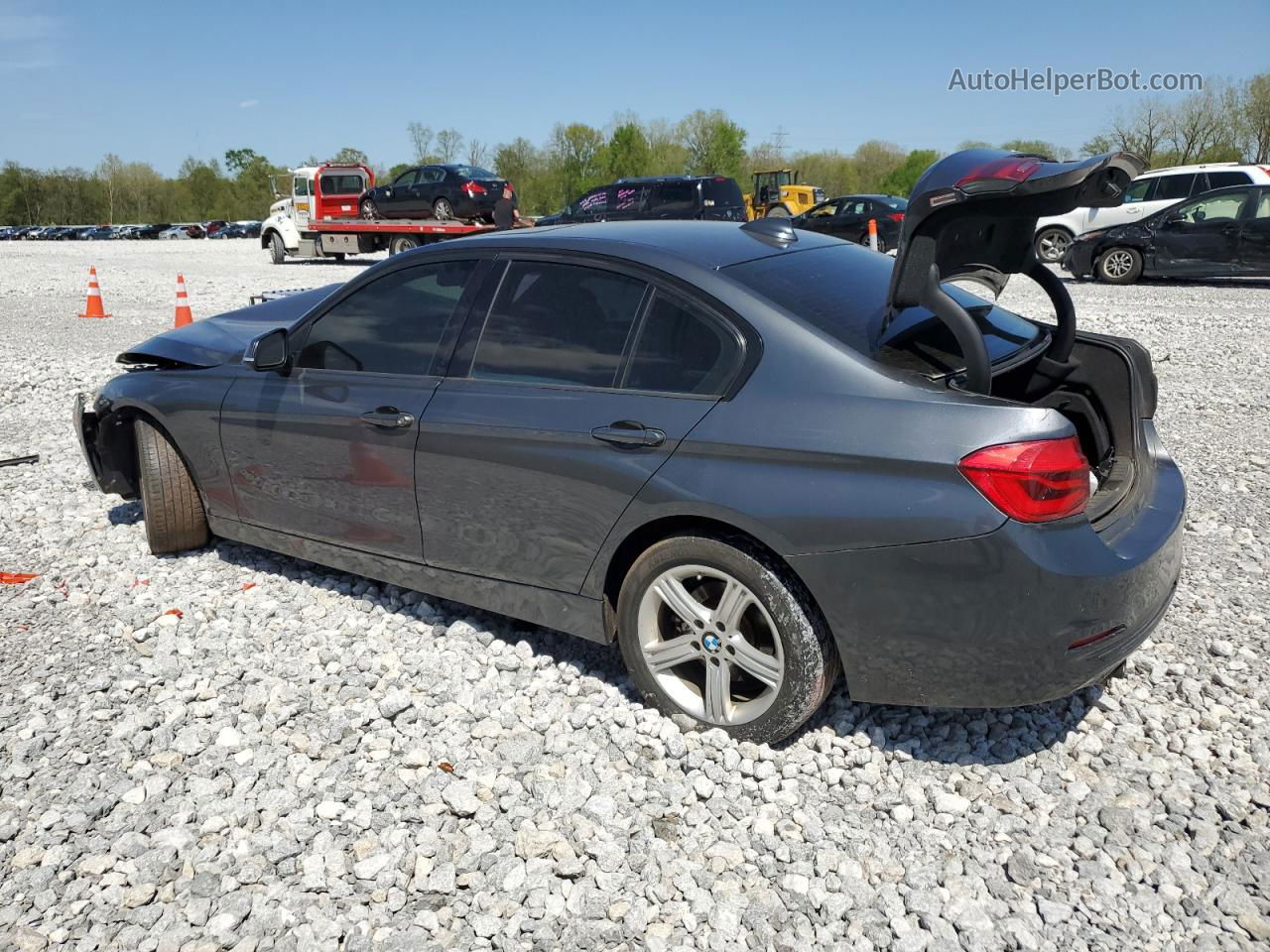 2016 Bmw 328 I Sulev Gray vin: WBA8E9G5XGNT42205