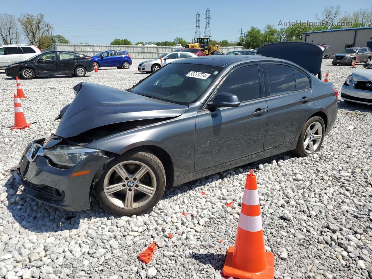 2016 Bmw 328 I Sulev Gray vin: WBA8E9G5XGNT42205