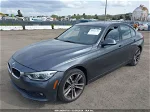 2016 Bmw 328i Gray vin: WBA8E9G5XGNT84325