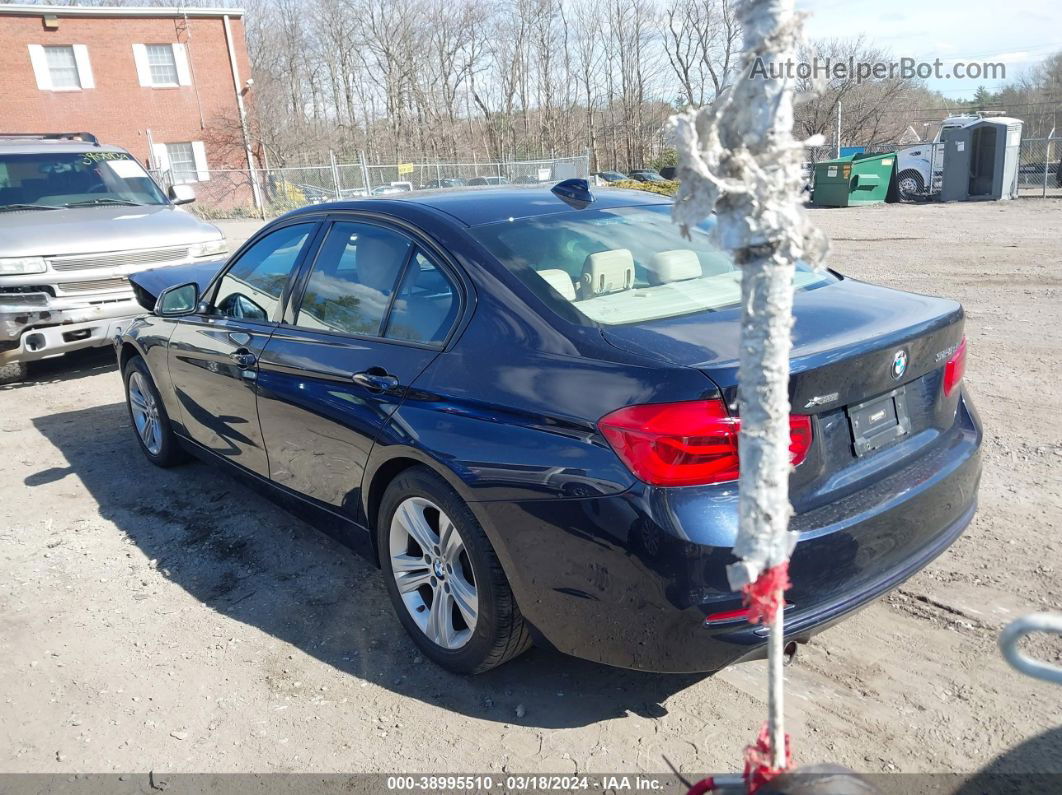 2016 Bmw 328d Xdrive Синий vin: WBA8F1C5XGK439166