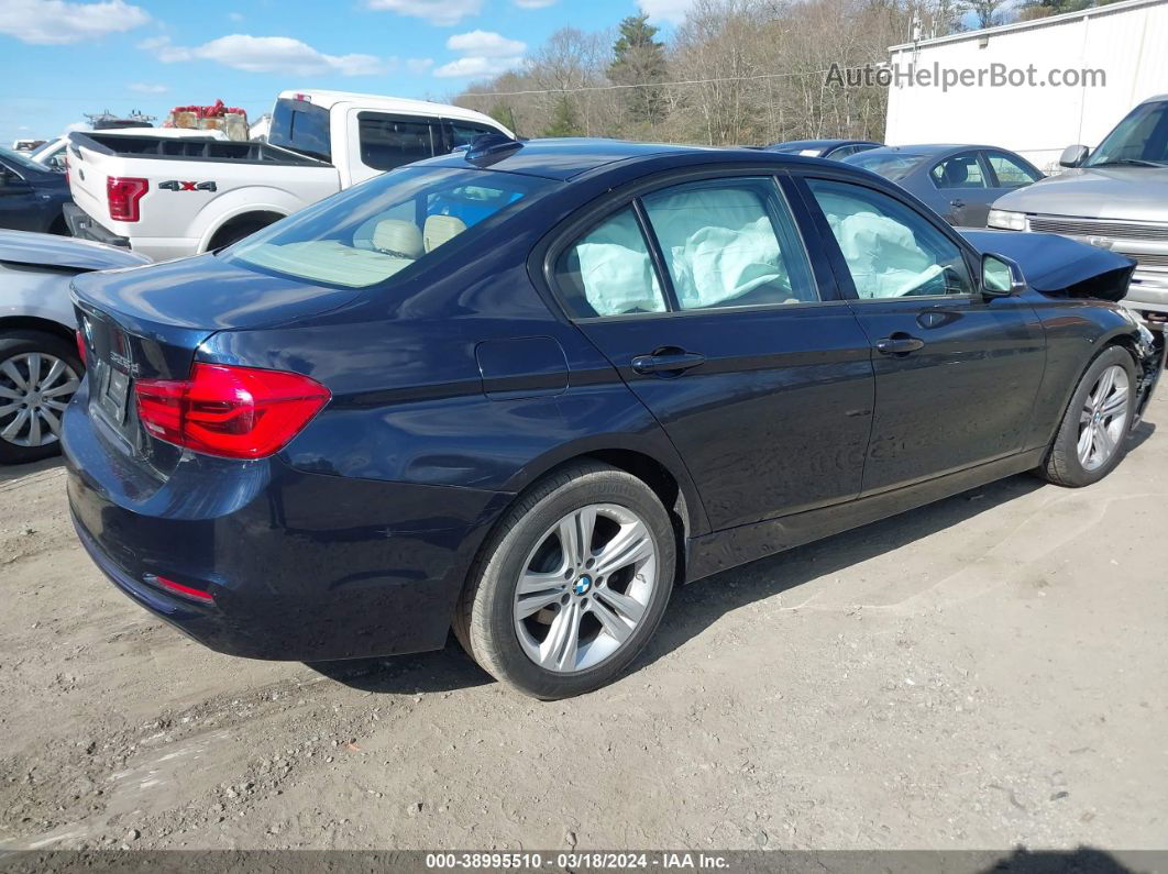 2016 Bmw 328d Xdrive Синий vin: WBA8F1C5XGK439166