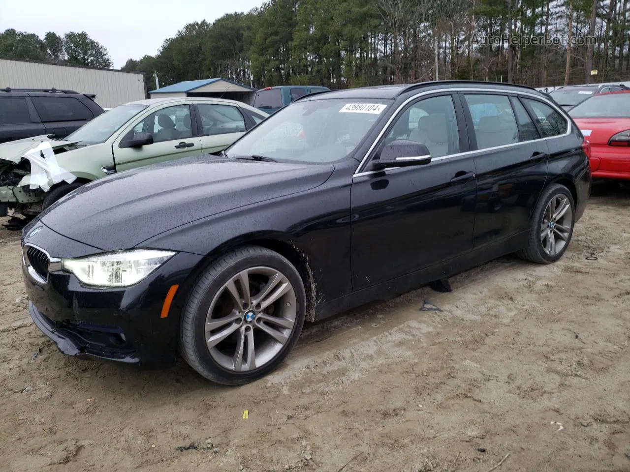 2016 Bmw 328 Xi Black vin: WBA8G5C52GK752619