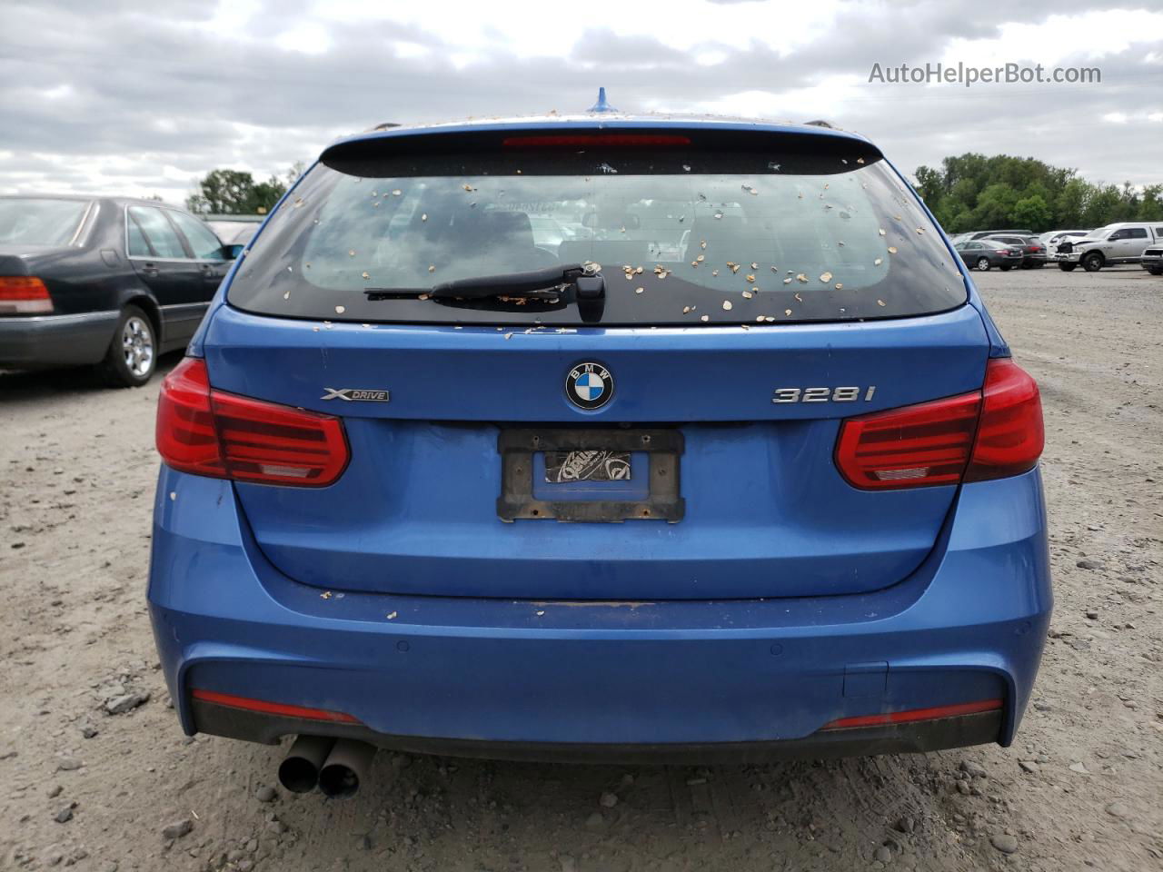 2016 Bmw 328 Xi Blue vin: WBA8G5C56GK442795