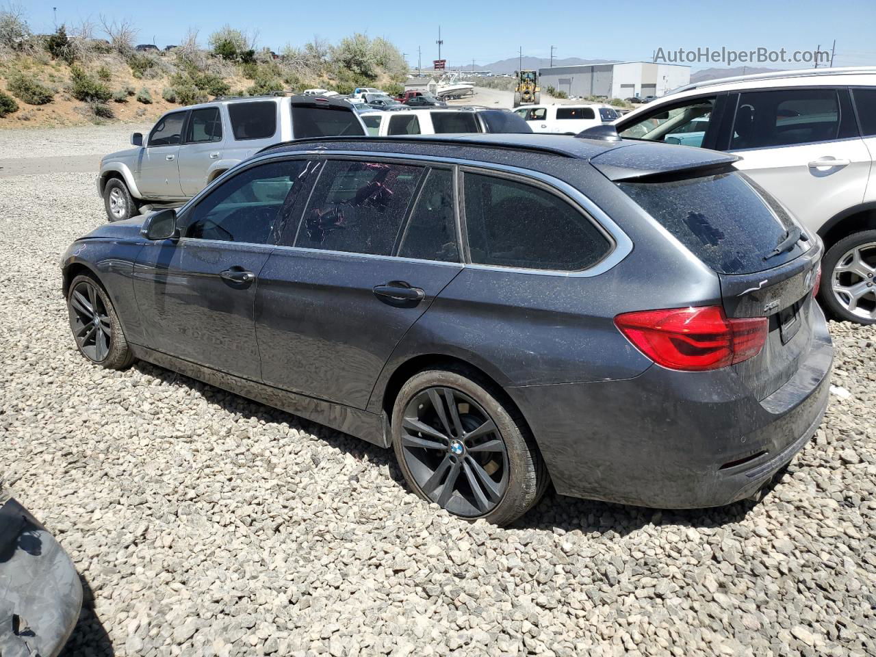 2017 Bmw 328 D Xdrive Charcoal vin: WBA8J1C35HA018332