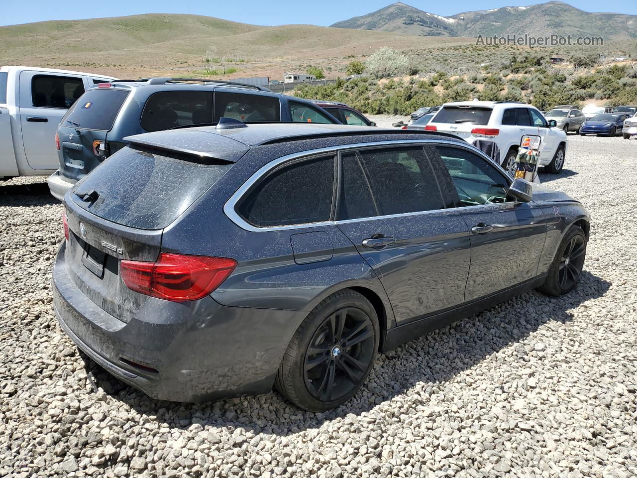 2017 Bmw 328 D Xdrive Charcoal vin: WBA8J1C35HA018332