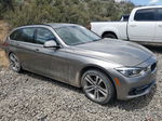 2016 Bmw 328 D Xdrive Gray vin: WBA8J1C50GK458470