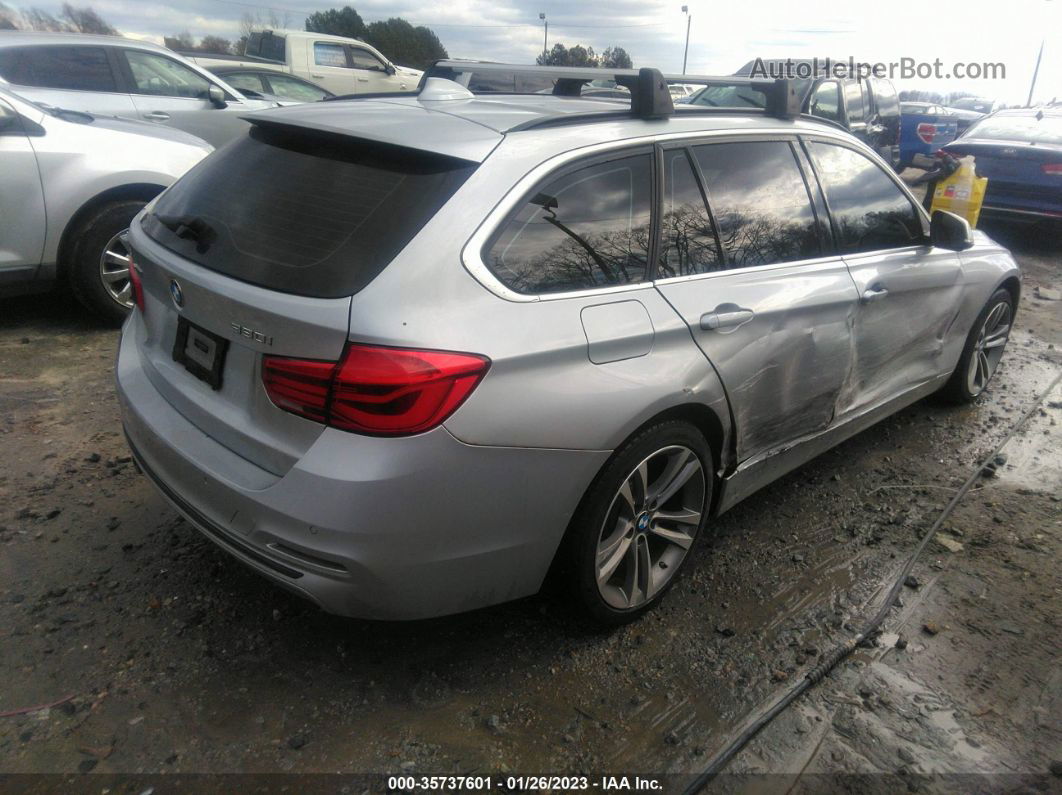 2017 Bmw 3 Series 330i Xdrive Silver vin: WBA8K3C50HK678671