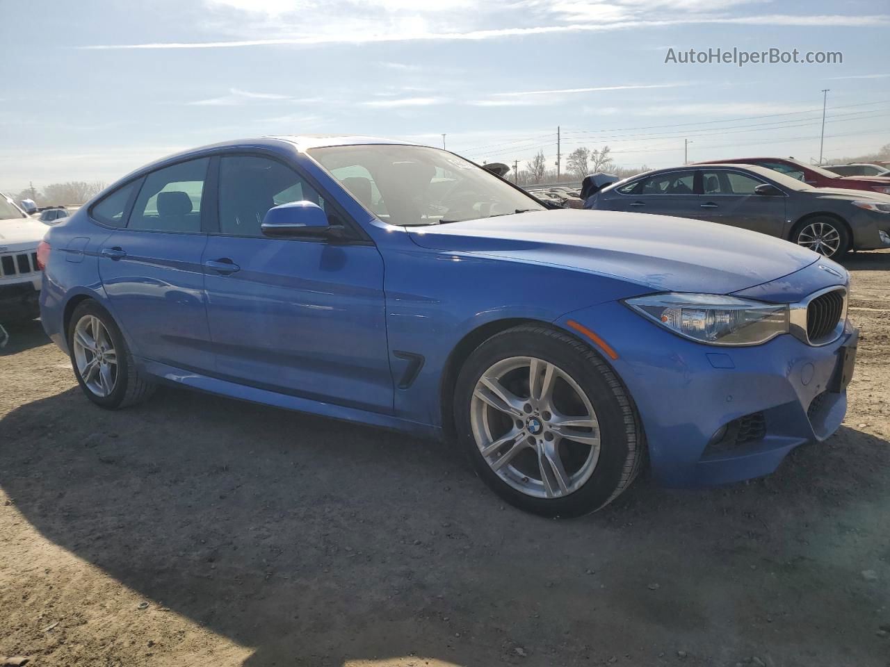 2016 Bmw 328 Xigt Sulev Blue vin: WBA8Z5C50GG502261