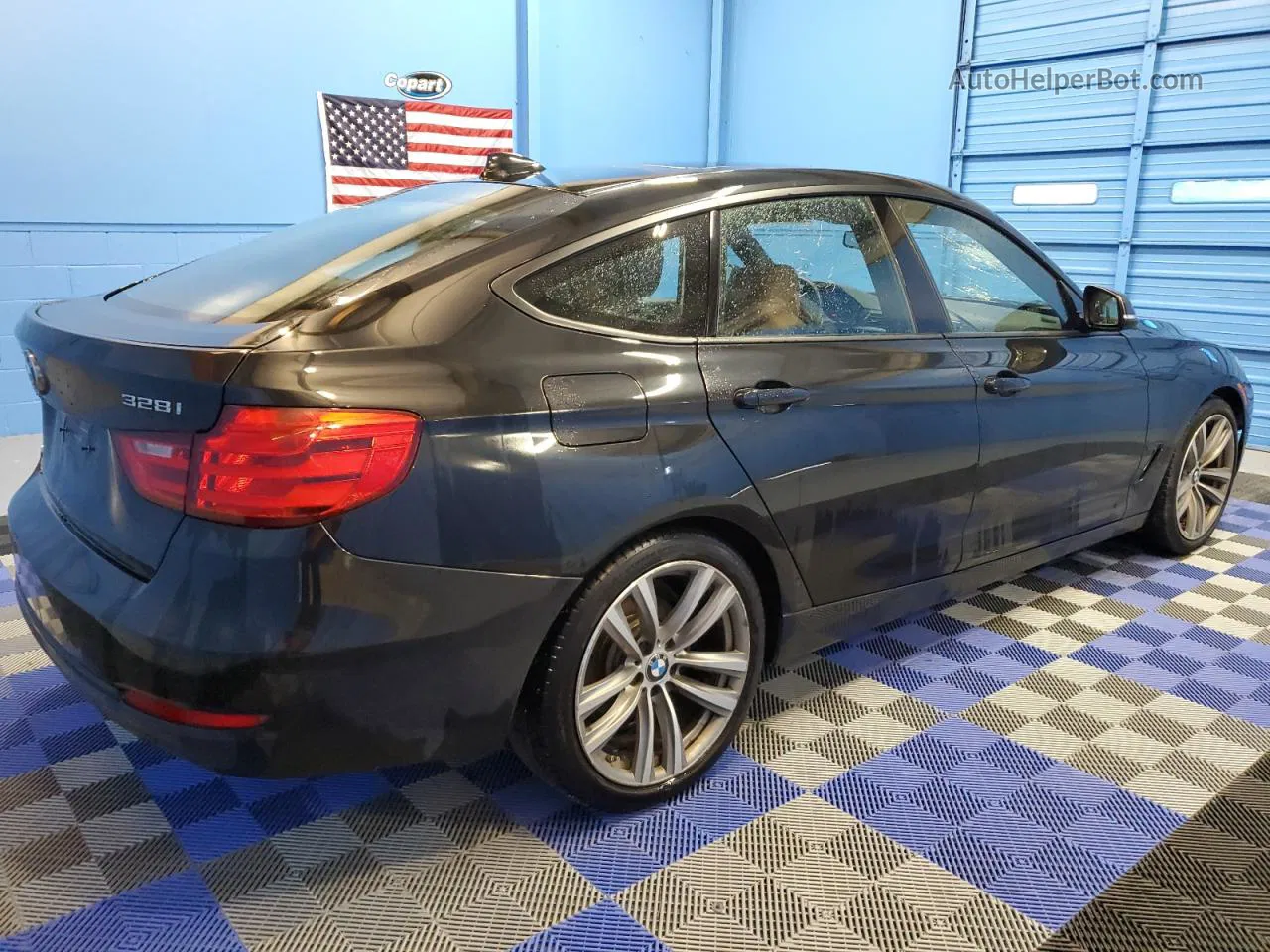 2016 Bmw 328 Xigt Sulev Черный vin: WBA8Z5C52GG500608