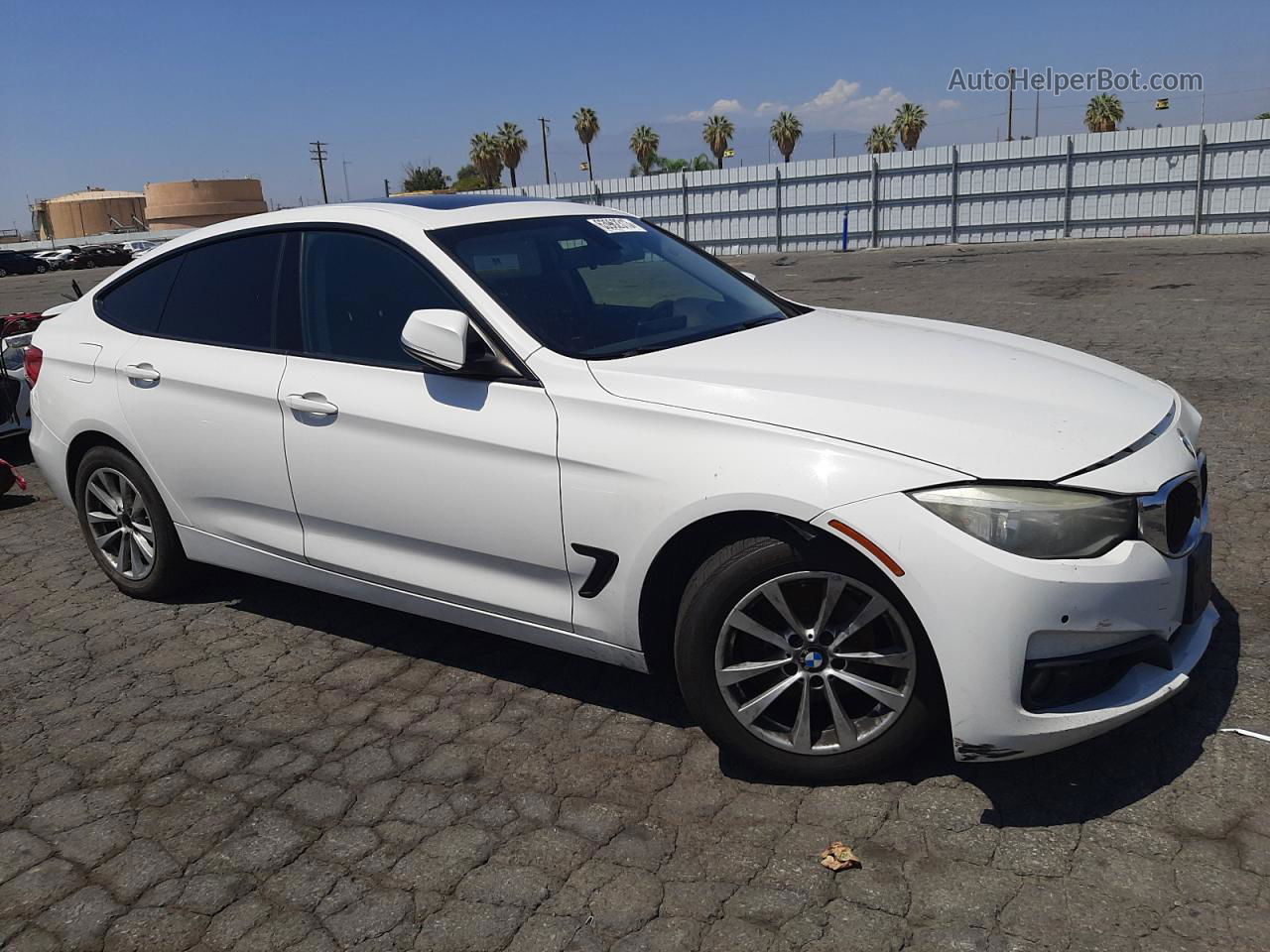 2015 Bmw 328 Xigt Sulev White vin: WBA8Z5C57FGS36011