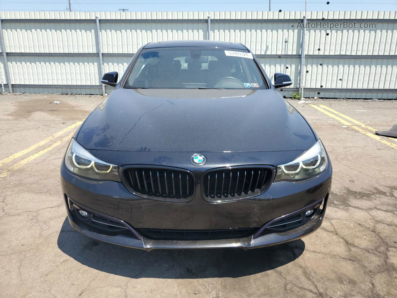 2017 Bmw 330 Xigt Черный vin: WBA8Z9C30HG453540