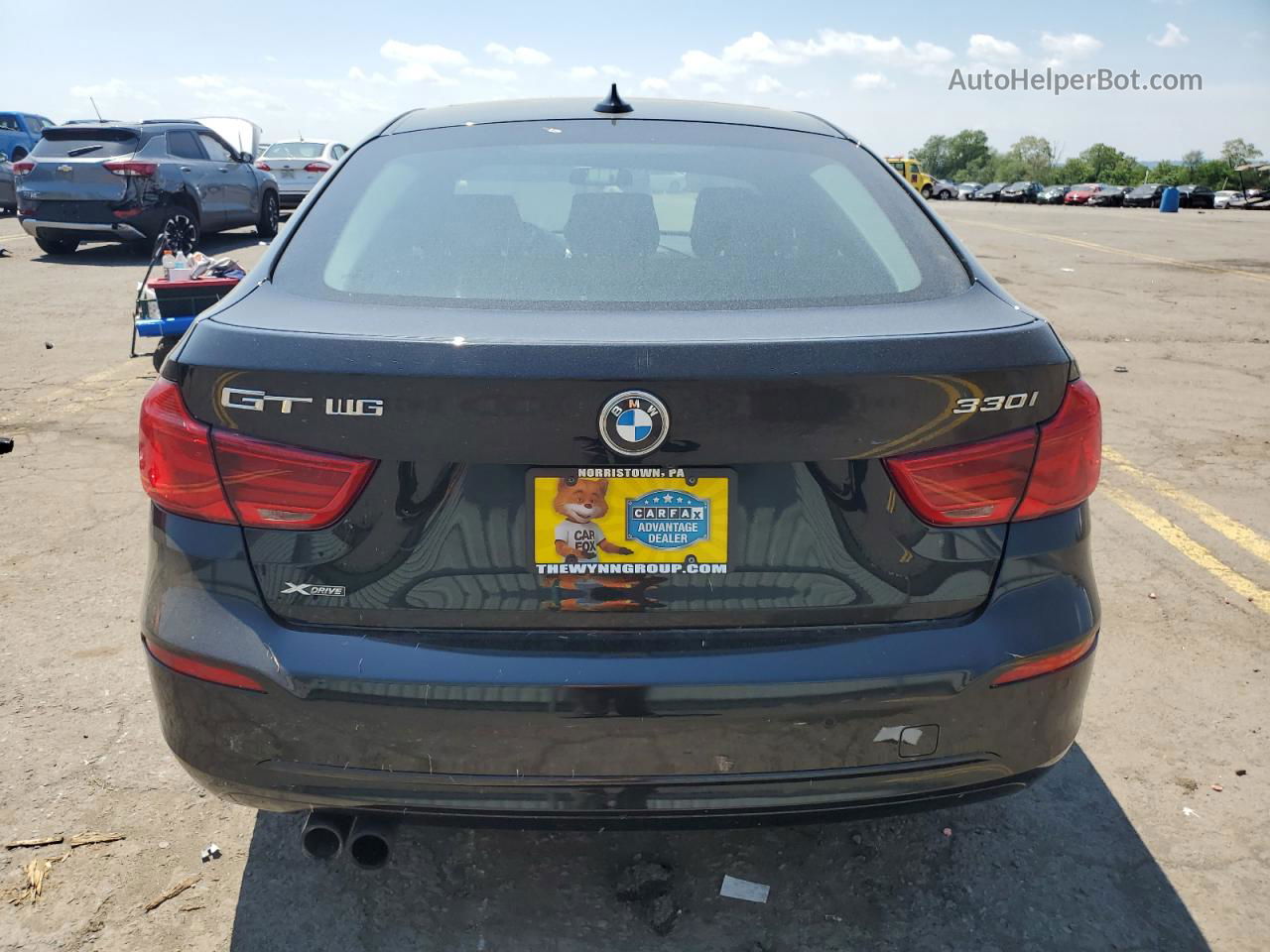 2017 Bmw 330 Xigt Black vin: WBA8Z9C30HG453540