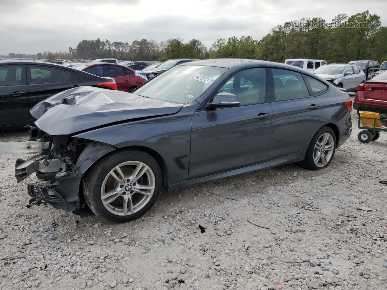 2017 Bmw 330 Xigt Gray vin: WBA8Z9C31HG827329