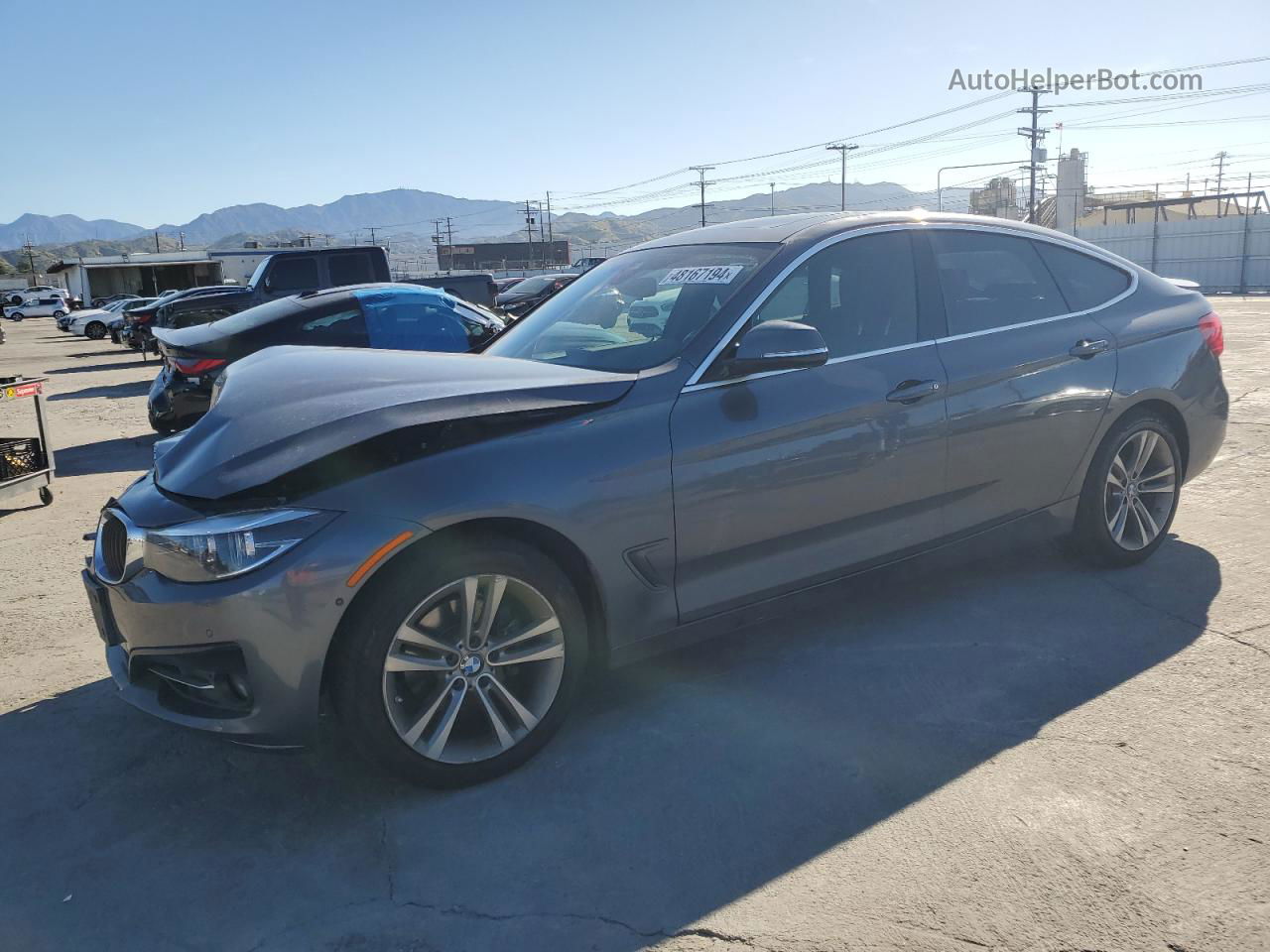 2017 Bmw 330 Xigt Gray vin: WBA8Z9C35HG826815