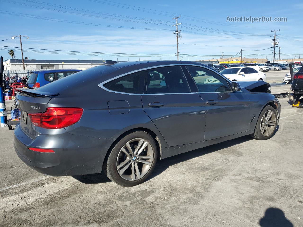 2017 Bmw 330 Xigt Серый vin: WBA8Z9C35HG826815