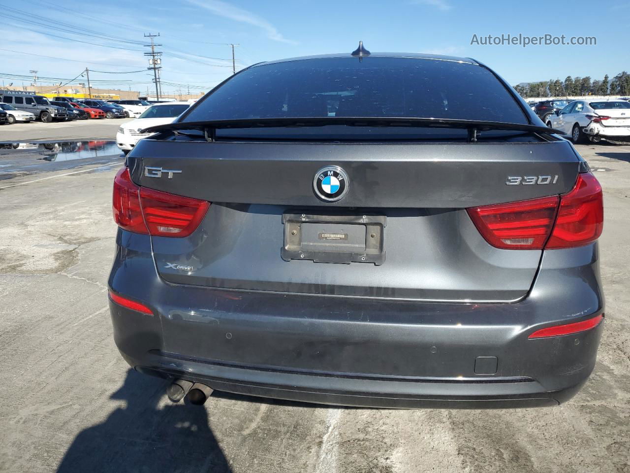 2017 Bmw 330 Xigt Gray vin: WBA8Z9C35HG826815