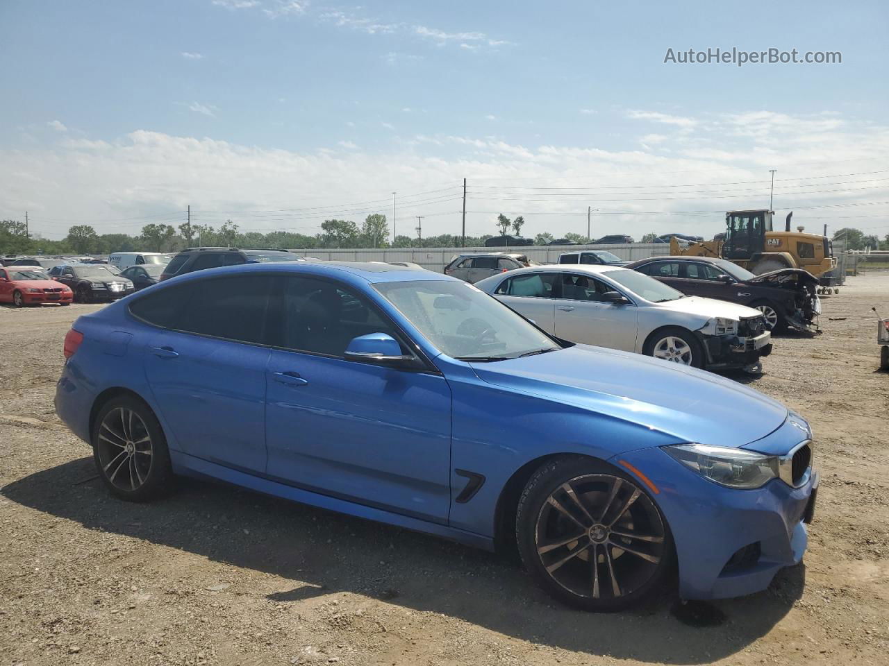 2017 Bmw 330 Xigt Blue vin: WBA8Z9C56HG452846