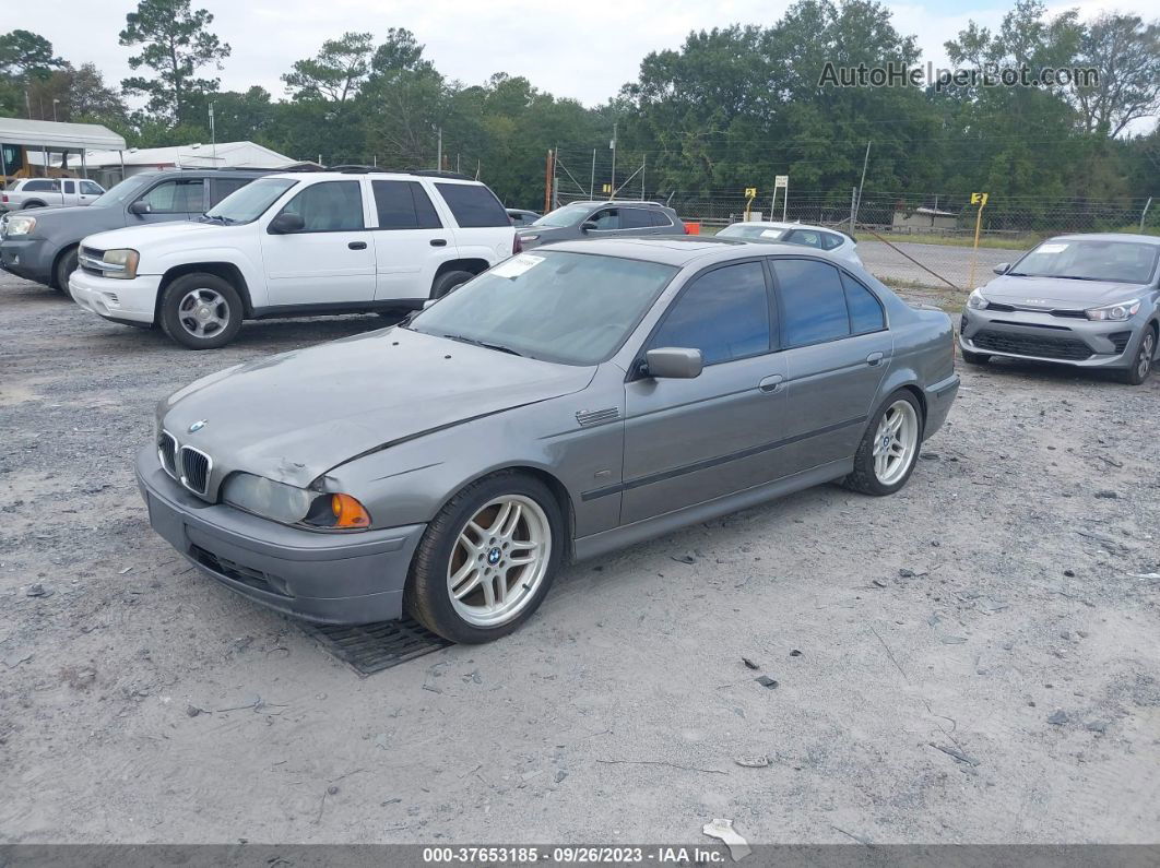 2003 Bmw 5 Series 540i Gray vin: WBADN53403GF71546