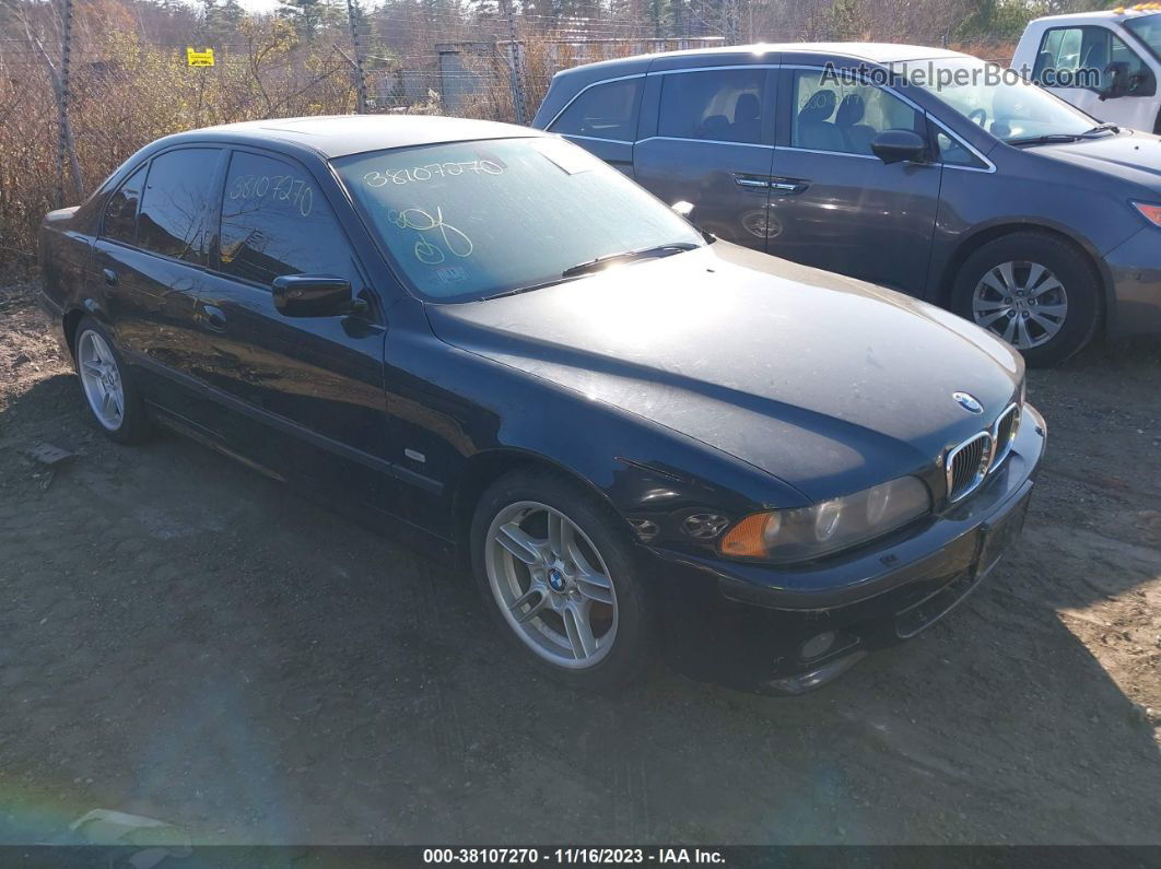 2003 Bmw 540i Black vin: WBADN53463GF70983