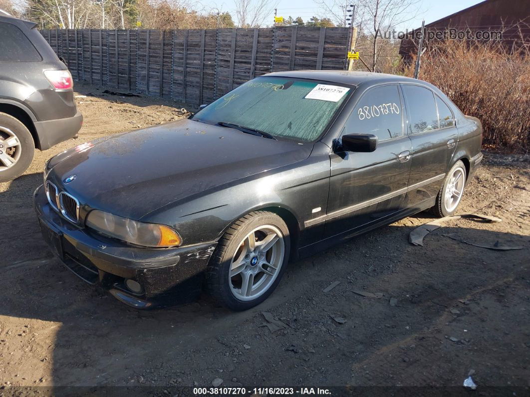 2003 Bmw 540i Black vin: WBADN53463GF70983