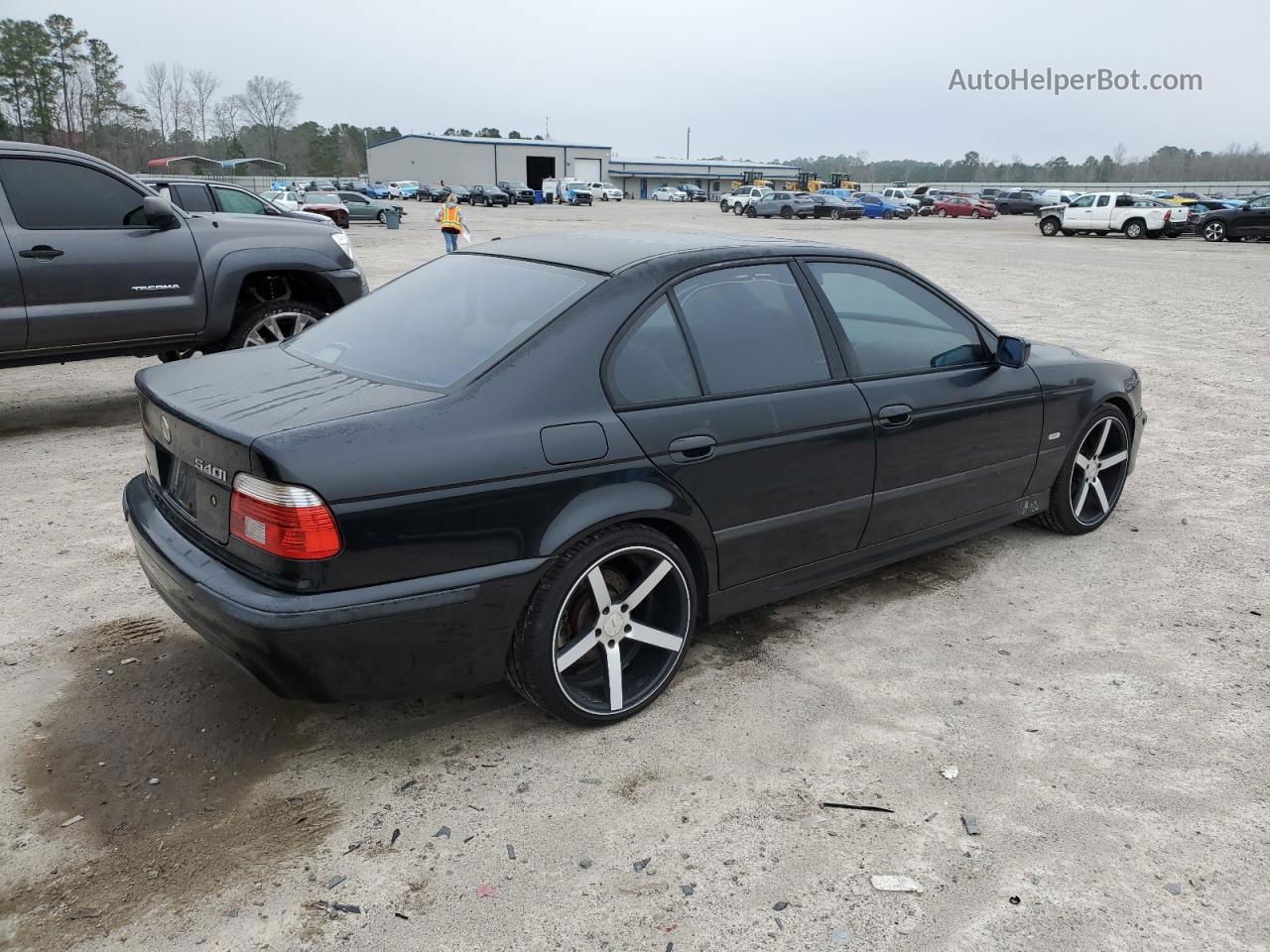 2003 Bmw 540 I Black vin: WBADN53483GF71259