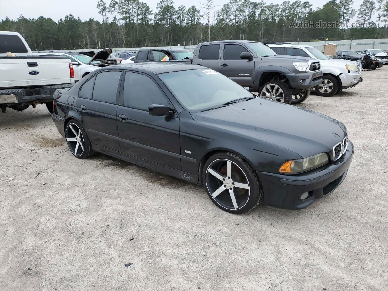 2003 Bmw 540 I Black vin: WBADN53483GF71259