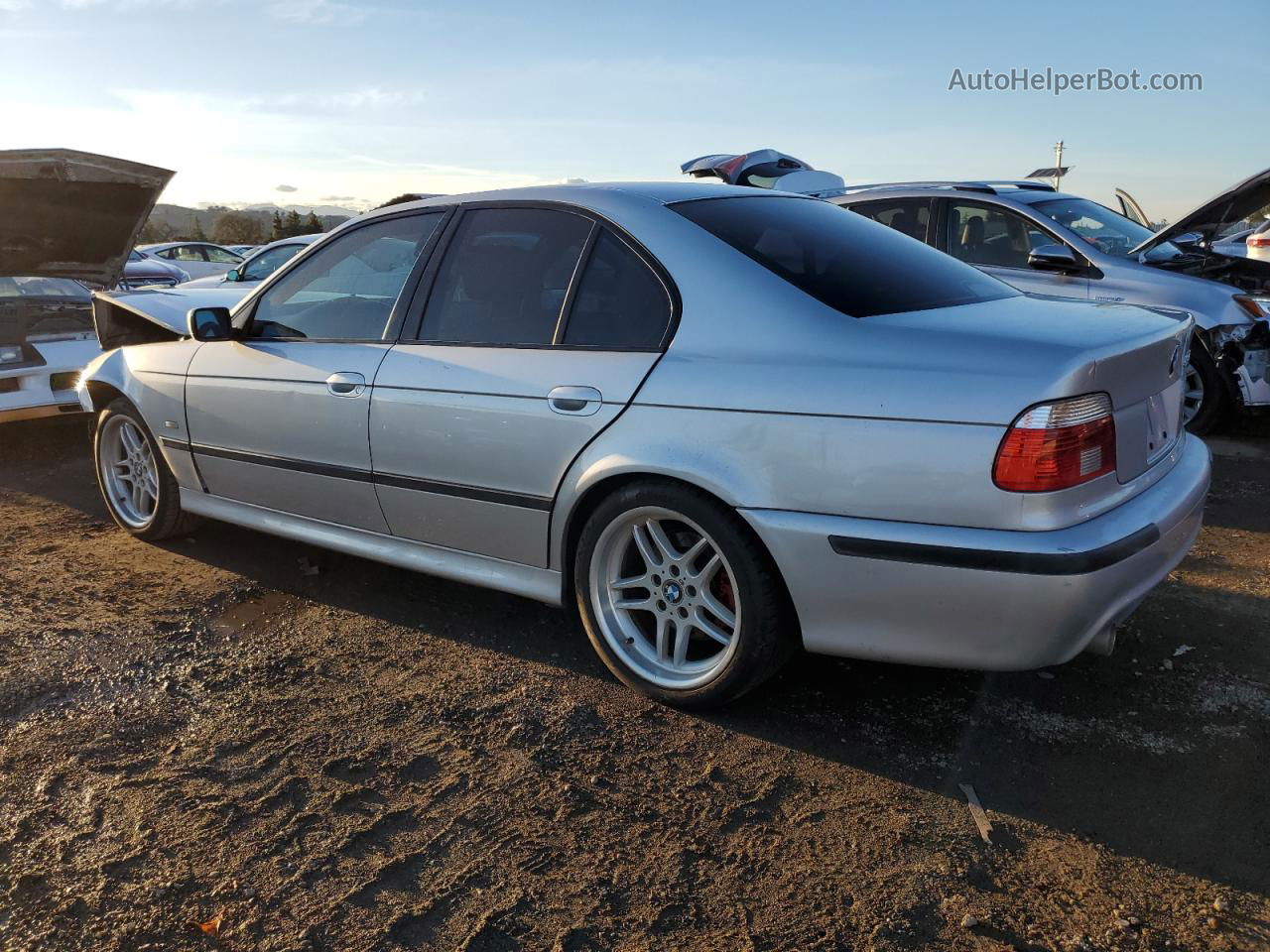 2003 Bmw 540 I Automatic Серебряный vin: WBADN63423GN88237