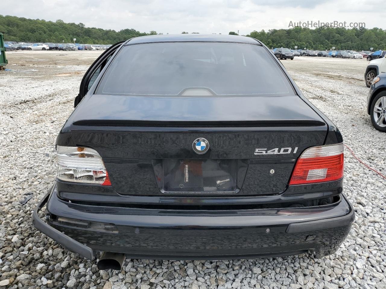 2003 Bmw 540 I Automatic Black vin: WBADN63443GN88594