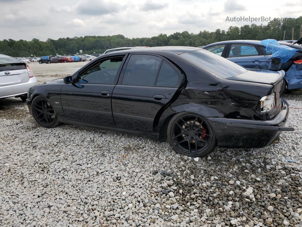 2003 Bmw 540 I Automatic Black vin: WBADN63443GN88594