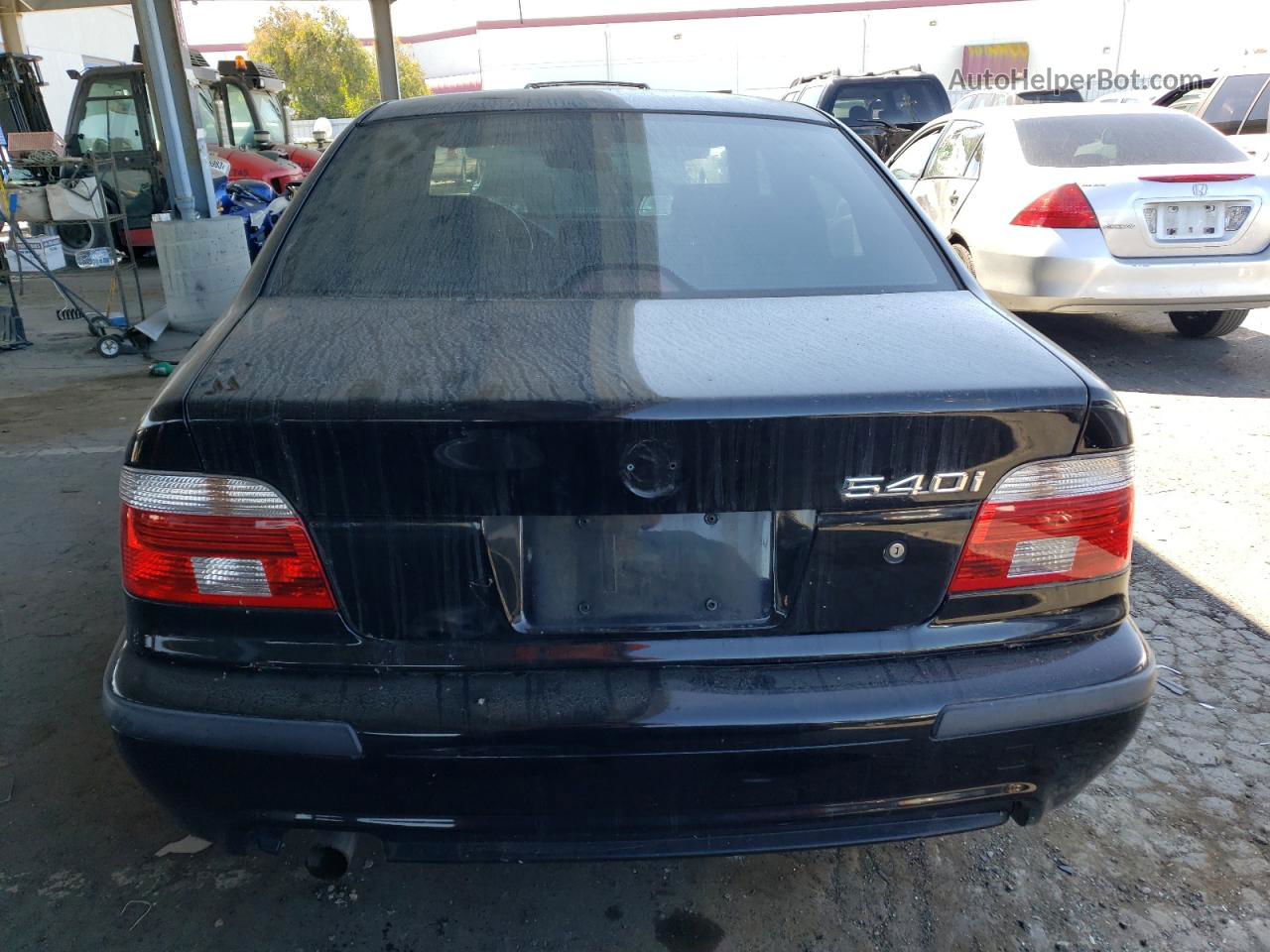 2003 Bmw 540 I Automatic Black vin: WBADN63443GS56817