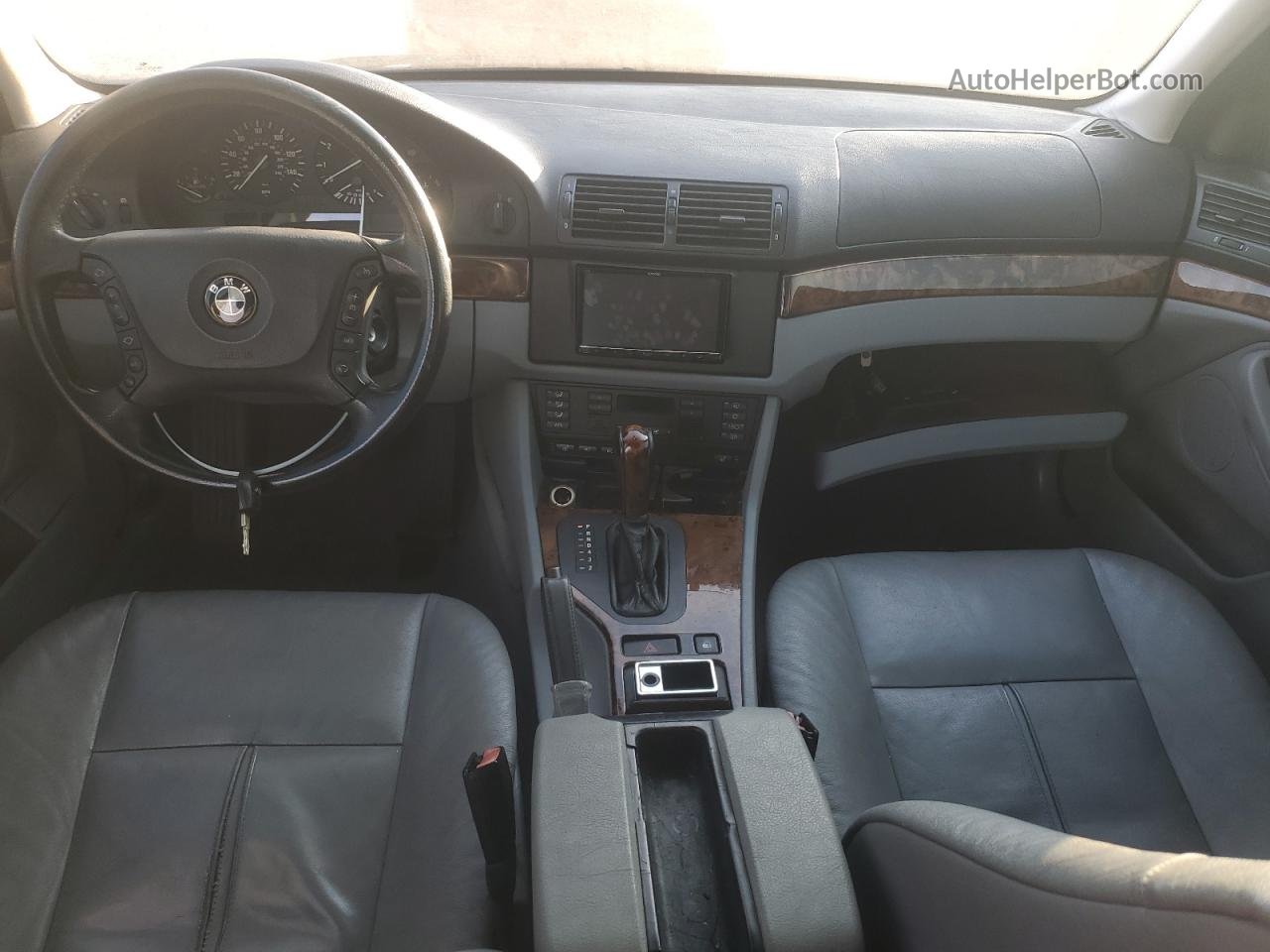 2003 Bmw 540 I Automatic Серый vin: WBADN63493GS57347