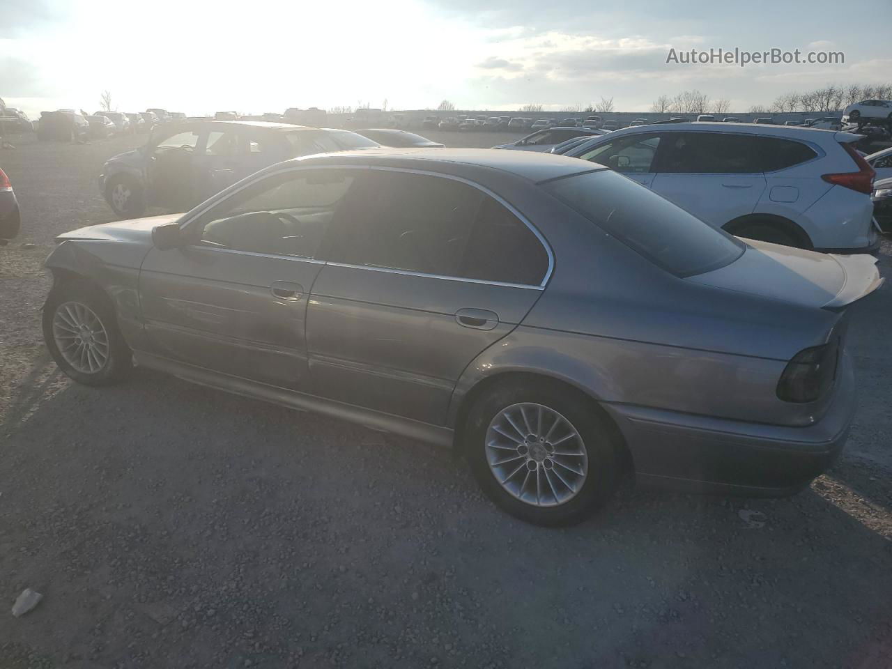 2003 Bmw 540 I Automatic Gray vin: WBADN63493GS57347