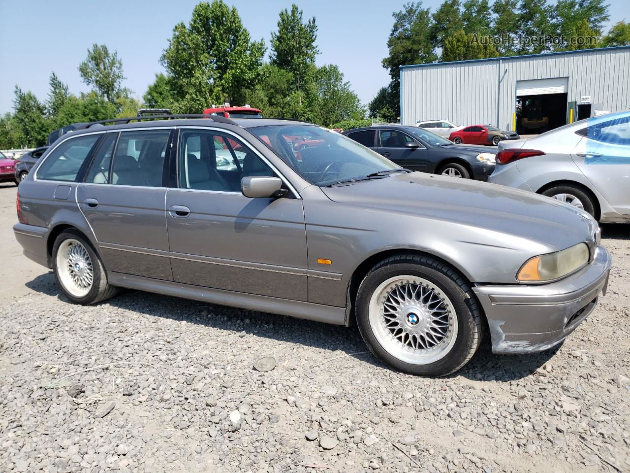 2003 Bmw 540 It Automatic Gray vin: WBADR63443GN92374