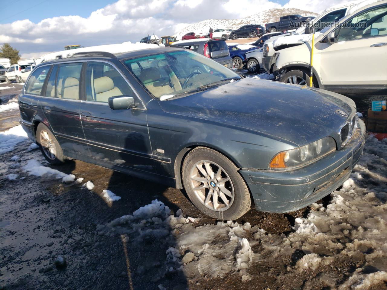 2003 Bmw 525 It Automatic Teal vin: WBADS43463GE11903