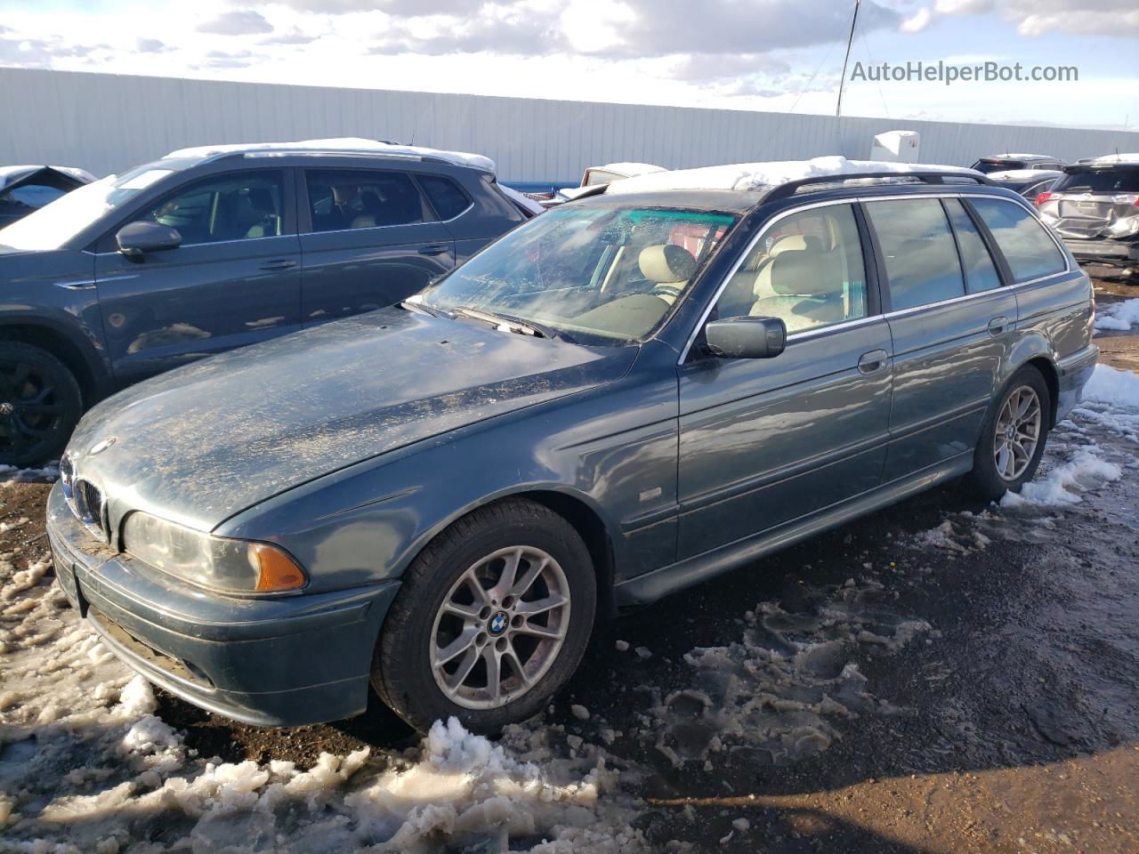 2003 Bmw 525 It Automatic Teal vin: WBADS43463GE11903