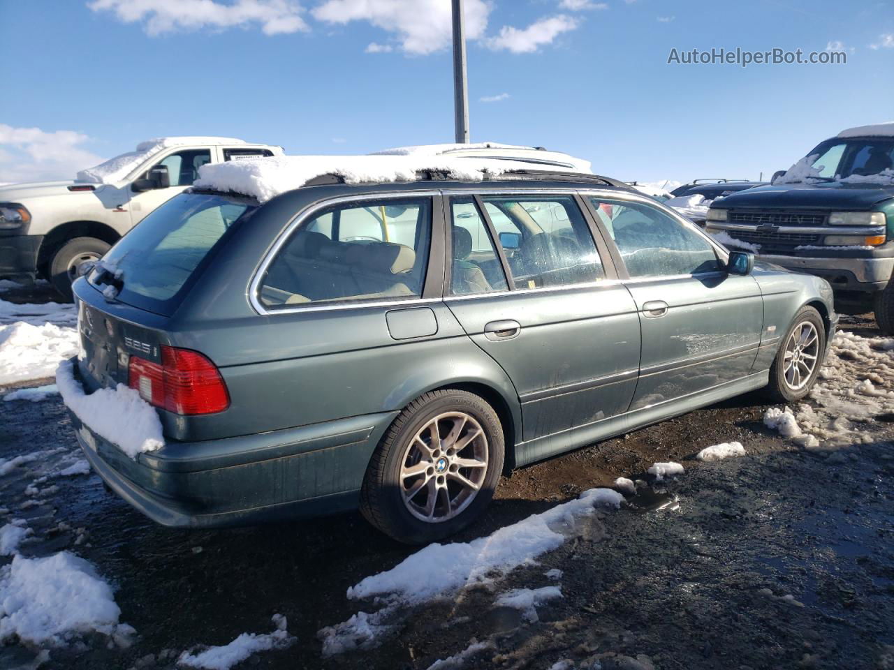 2003 Bmw 525 It Automatic Teal vin: WBADS43463GE11903