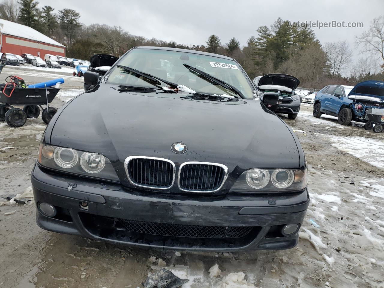 2003 Bmw 525 I Black vin: WBADT33403GF43238