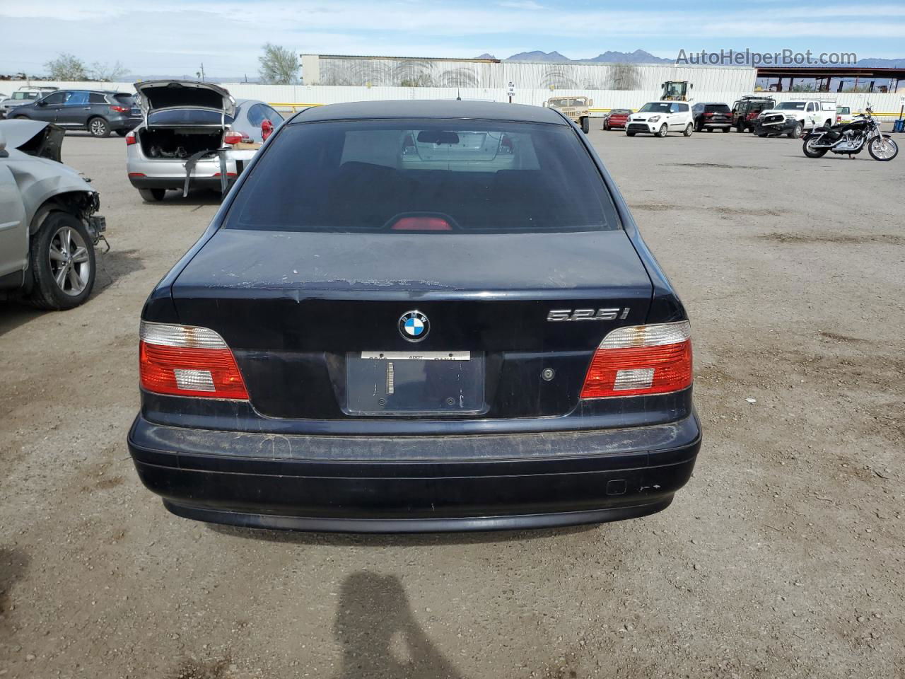 2003 Bmw 525 I Blue vin: WBADT33403GF44034