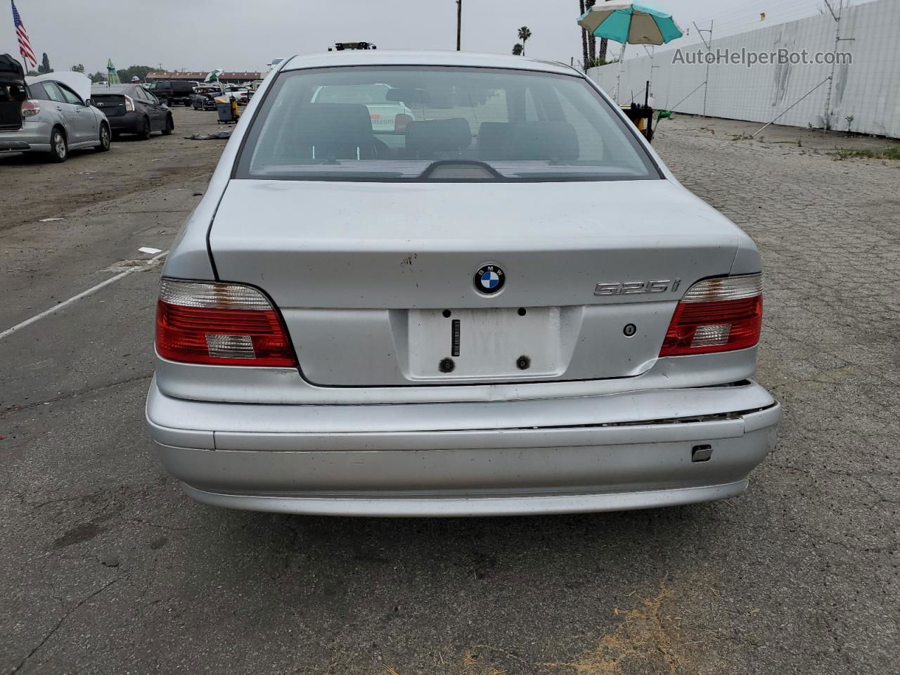 2003 Bmw 525 I Silver vin: WBADT33433GF43105